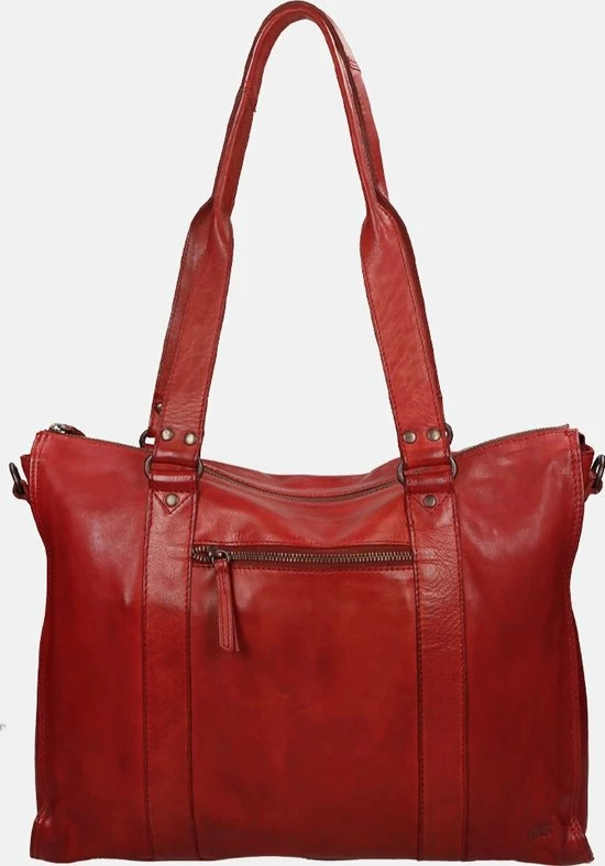 Nieuw π Bear Design Mea Leren Schoudertas / Laptoptas 13,3" - Rood π 8 Nieuw π Bear Design Mea Leren Schoudertas / Laptoptas 13,3" - Rood π - Afbeelding 8