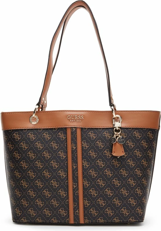 Uitgang π Guess Noelle Elite Tote Handtassen - Bruin π 1 Uitgang π Guess Noelle Elite Tote Handtassen - Bruin π