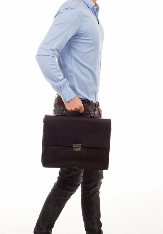 Beste deal 𧨠Burkely Vintage Dean Briefcase 3-Comp - Aktetas - Zwart π― 16 Beste deal 𧨠Burkely Vintage Dean Briefcase 3-Comp - Aktetas - Zwart π― - Afbeelding 16