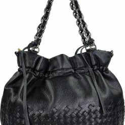 Korting 🔔 Mandoline 100% Vegan Handtas Zwart ❤️