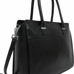 Aanbiedingen ⌛ Claudio Ferrici Laptoptas Classico Leer - Zwart 👏 -tassen-dames Verkoop 550x797 16