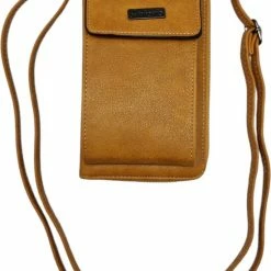 Coupon π Antonio Telefoontasje – Crossbody Tas Dames – Soepel Kunstleder Geel π
