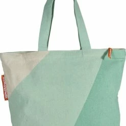 Begroting 🔥 Duurzame Tas Van NoMorePlastic - Soft Mint - Shopper - Shopper Met Rits - Strandtas Met Rits - Tas Met Rits - Gemaakt Van Gerecycled Katoen - Steun Het Goede Doel Met Jouw Aankoop 🥰