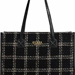 Flash-uitverkoop ✨ Guess Silvana Tote Black/white 🔥