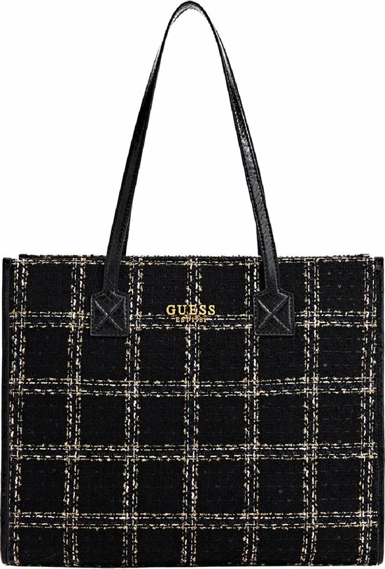 Flash-uitverkoop β¨ Guess Silvana Tote Black/white π₯ 1 Flash-uitverkoop β¨ Guess Silvana Tote Black/white π₯