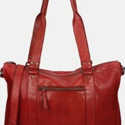 Nieuw π Bear Design Mea Leren Schoudertas / Laptoptas 13,3" - Rood π 28 Nieuw π Bear Design Mea Leren Schoudertas / Laptoptas 13,3" - Rood π -tassen-dames Verkoop 550x812 4