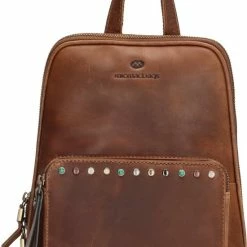 Goedkoopste π Micmacbags Masterpiece Rugzak - Cognac β¨