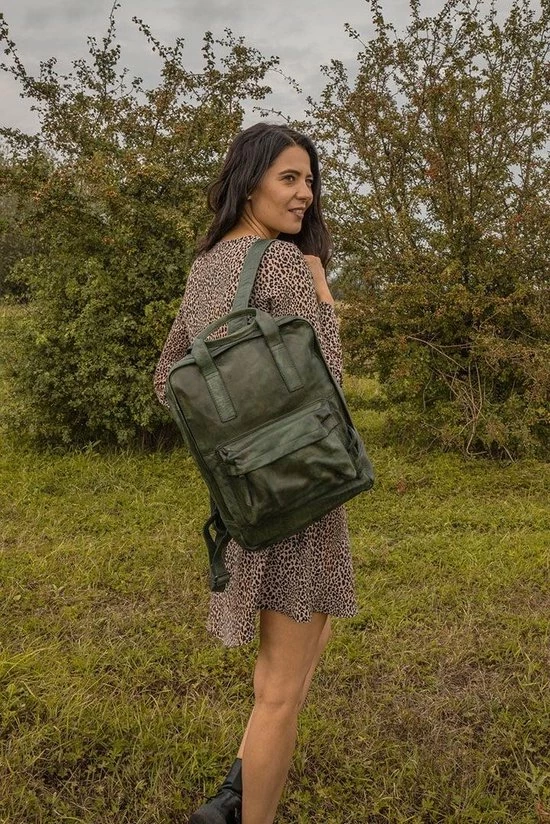 Beste Pirce π― Bear Design Maja Leren Rugzak - Cognac β 6 Beste Pirce π― Bear Design Maja Leren Rugzak - Cognac β - Afbeelding 6