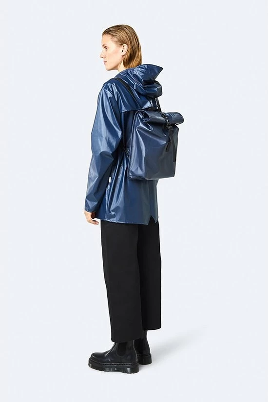 Gloednieuw π Rains Rolltop Mini Rugzak - 13 Inch - Blauw π 3 Gloednieuw π Rains Rolltop Mini Rugzak - 13 Inch - Blauw π - Afbeelding 3