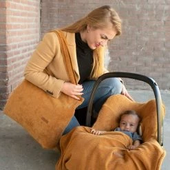 Gloednieuw 👏 Baby's Only Mom Bag - Luiertas - Baby Verzorgingstas - Shopper Sense - Caramel - 50x40 Cm 🎁 -tassen-dames Verkoop 550x824 3