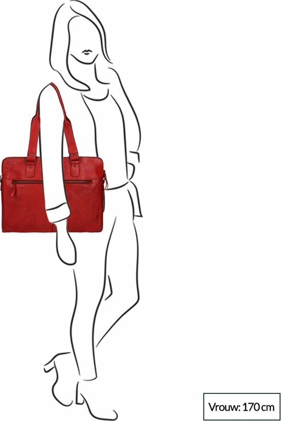 Korting π― Bear Design Cow Lavato Laptopschoudertas Rood III π― 2 Korting π― Bear Design Cow Lavato Laptopschoudertas Rood III π― - Afbeelding 2