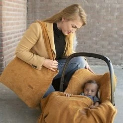 Gloednieuw 👏 Baby's Only Mom Bag - Luiertas - Baby Verzorgingstas - Shopper Sense - Caramel - 50x40 Cm 🎁 -tassen-dames Verkoop 550x825 50