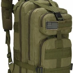Goedkoop ⭐ WiseGoods Premium Waterdichte Tactical Rugzak - Outdoor - Kamperen - Vissen - Rugzakken - Tas - Rugtas - Heren - Dames - Groen 🛒