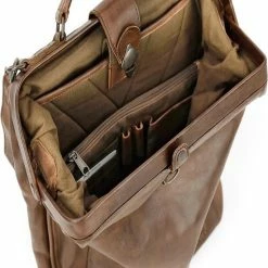 Beste Pirce ⌛ Bear Design Sheldon Leren Rugtas / Dokterstas - Bruin 🔔 -tassen-dames Verkoop 550x839 15